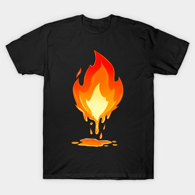 Fire T-Shirt by Floridart